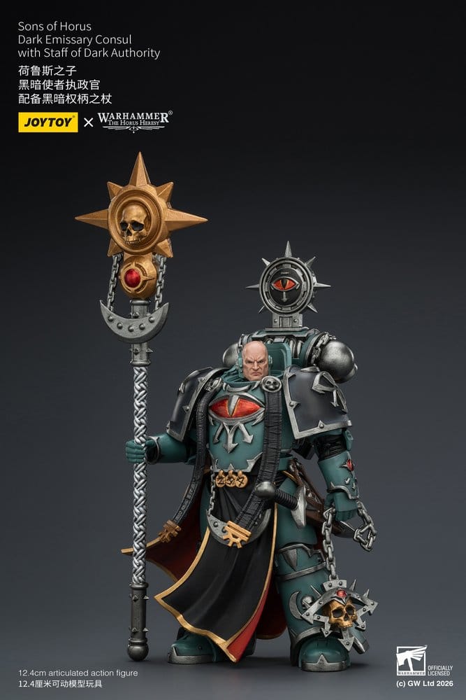 Warhammer The Horus Heresy Action Figure Sons of Horus Dark Emissary Consul 12 cm Joy Toy