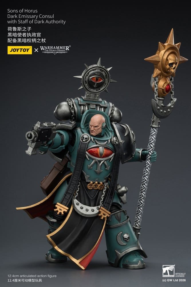 Warhammer The Horus Heresy Action Figure Sons of Horus Dark Emissary Consul 12 cm Joy Toy