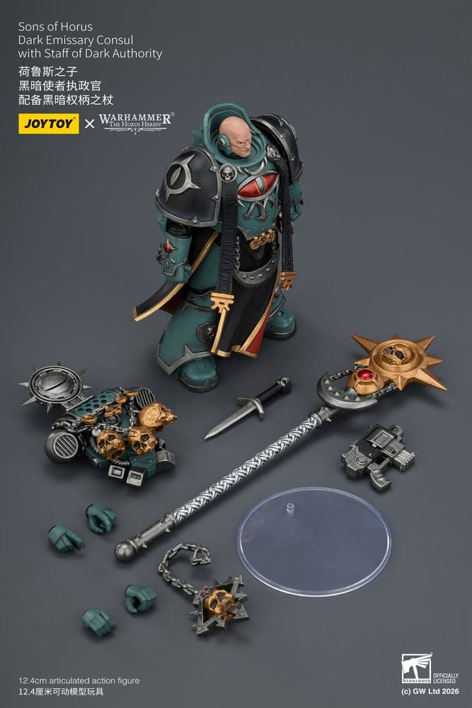 Warhammer The Horus Heresy Action Figure Sons of Horus Dark Emissary Consul 12 cm Joy Toy