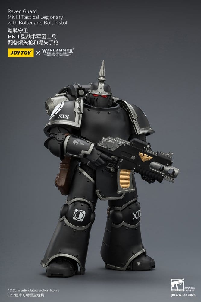 Warhammer 40,000 Action Figure Raven Guard MK III Tactical Legionary 12 cm Joy Toy