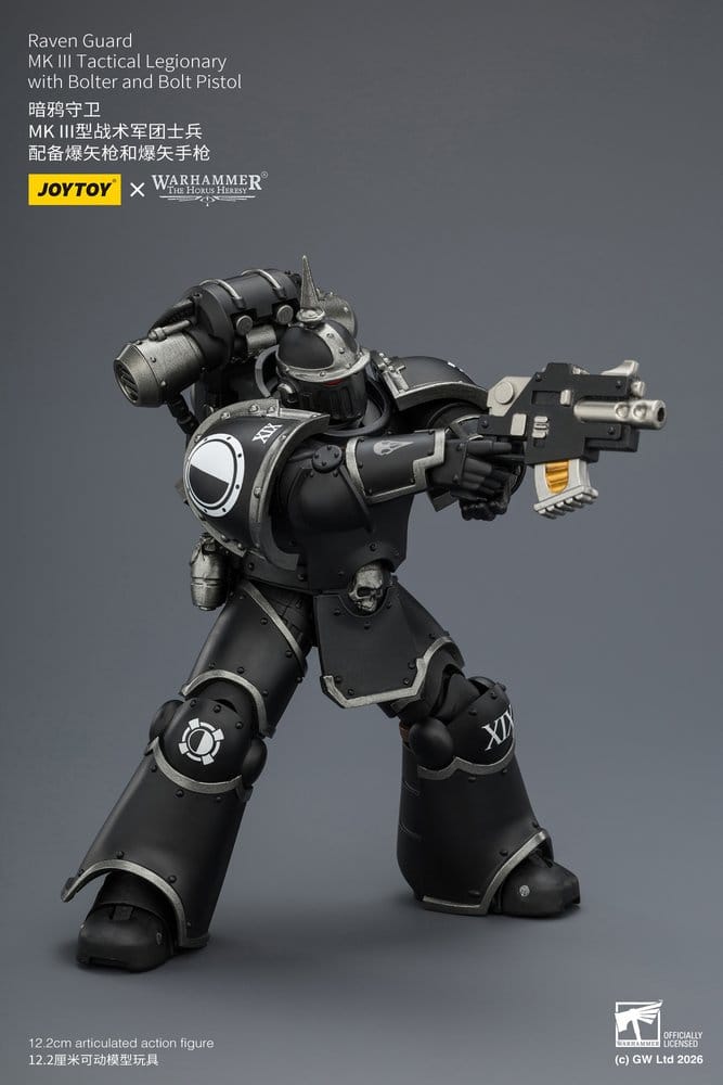 Warhammer 40,000 Action Figure Raven Guard MK III Tactical Legionary 12 cm Joy Toy