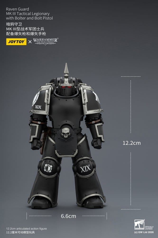 Warhammer 40,000 Action Figure Raven Guard MK III Tactical Legionary 12 cm Joy Toy