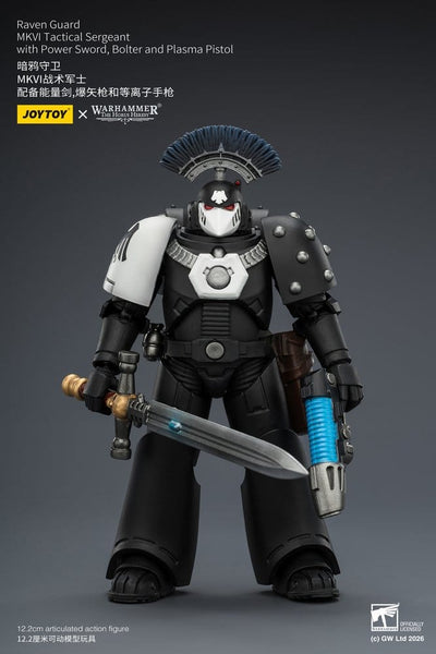 Warhammer 40.000 Action Figure Raven Guard MkVI Sergente Tattico Joy Toy 12 cm