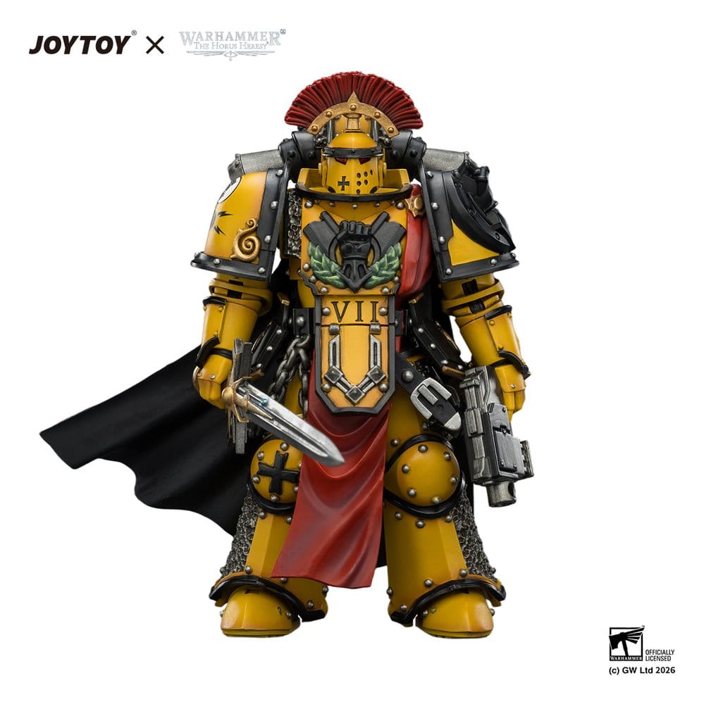 Warhammer Action Figure Pretore della Legione Pugni Imperiali in Armatura Mk III 13 cm Joy Toy