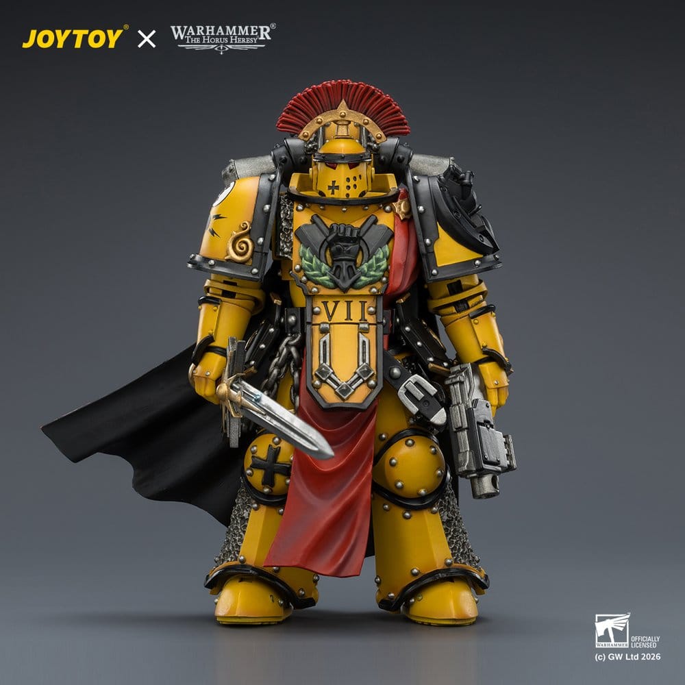 Warhammer Action Figure Pretore della Legione Pugni Imperiali in Armatura Mk III 13 cm Joy Toy