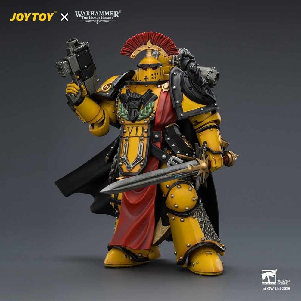 Warhammer Action Figure Pretore della Legione Pugni Imperiali in Armatura Mk III 13 cm Joy Toy