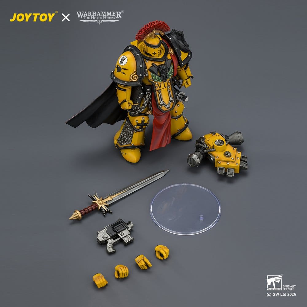 Warhammer Action Figure Pretore della Legione Pugni Imperiali in Armatura Mk III 13 cm Joy Toy