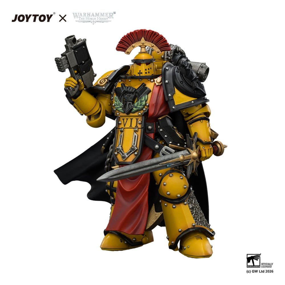 Warhammer Action Figure Pretore della Legione Pugni Imperiali in Armatura Mk III 13 cm Joy Toy