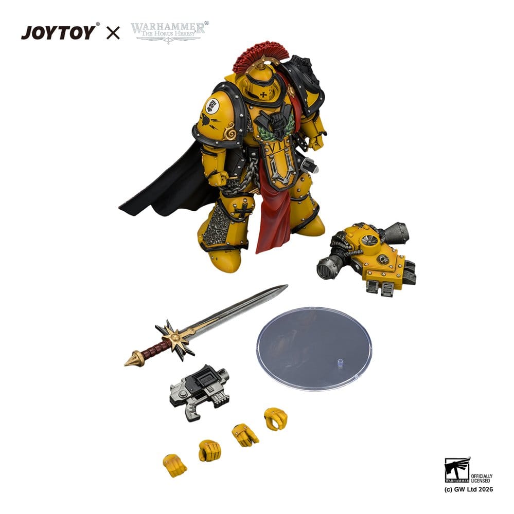 Warhammer Action Figure Pretore della Legione Pugni Imperiali in Armatura Mk III 13 cm Joy Toy