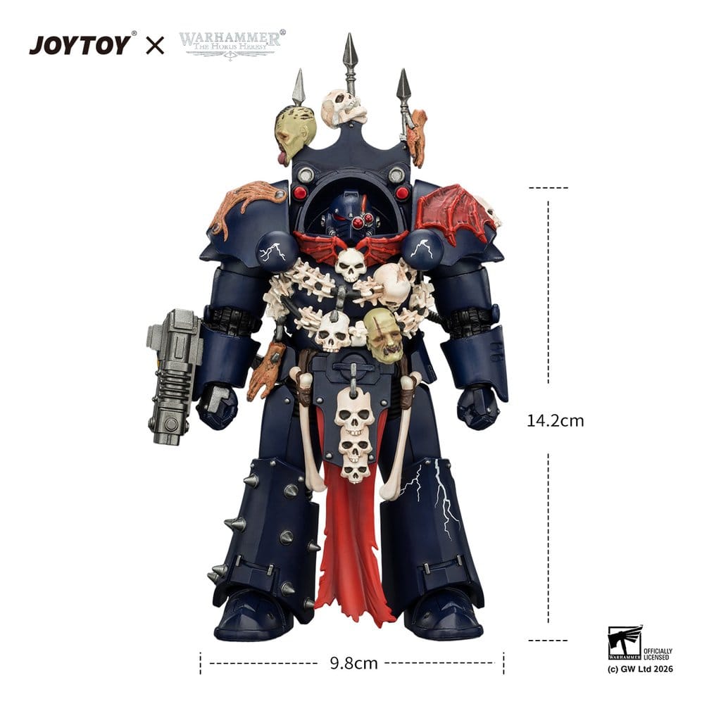 Warhammer The Horus Heresy Action Figure Night Lords Legion Praetor in Tartaros Terminator Armour 14 cm Joy Toy