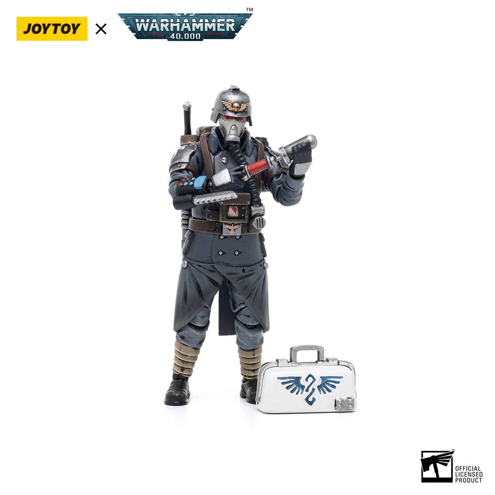 Warhammer 40k Action Figure 1/18 Death Korps of Krieg Veteran Squad Guardsman Medic 10 cm Joy Toy