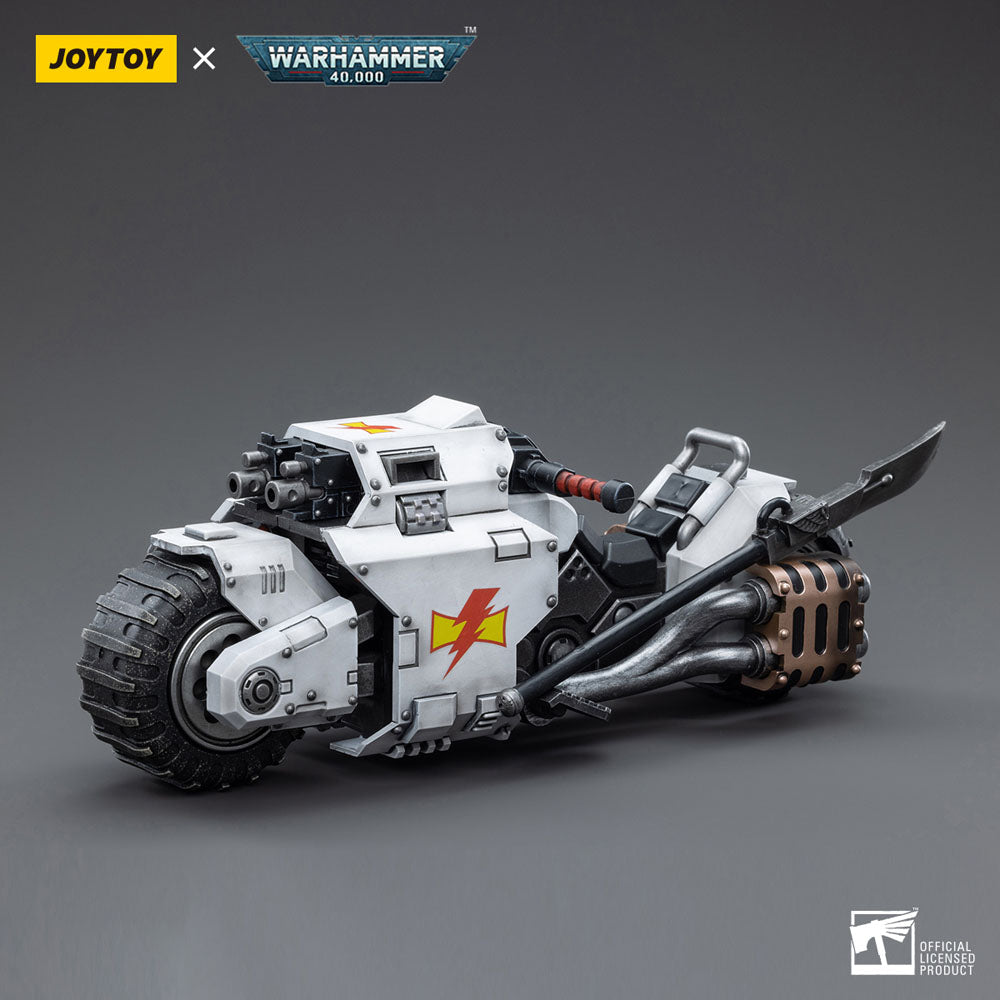 Warhammer 40k Action Figure 1/18 White Scars Raider-pattern Combat Bike 22 cm Joy Toy