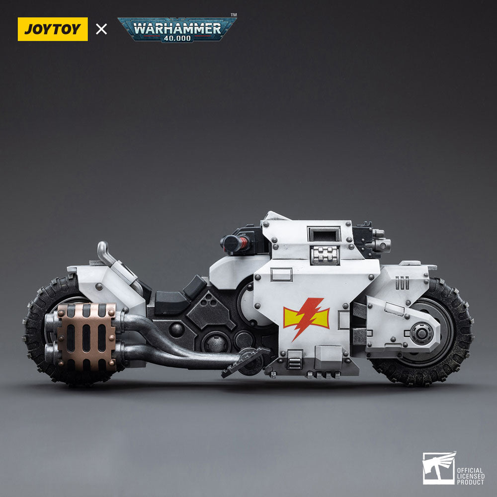 Warhammer 40k Action Figure 1/18 White Scars Raider-pattern Combat Bike 22 cm Joy Toy