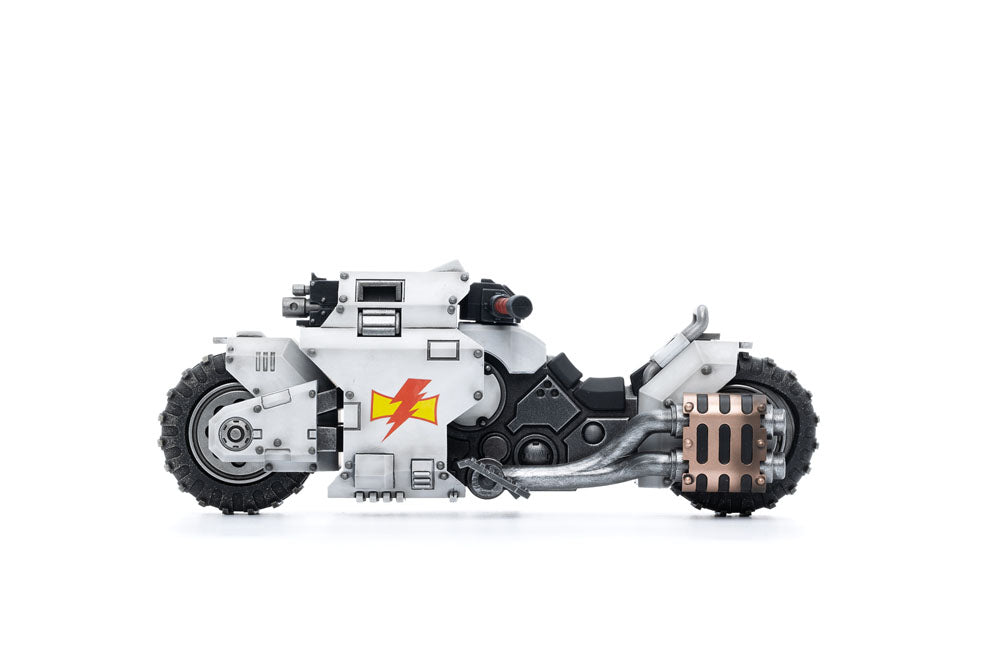 Warhammer 40k Action Figure 1/18 White Scars Raider-pattern Combat Bike 22 cm Joy Toy