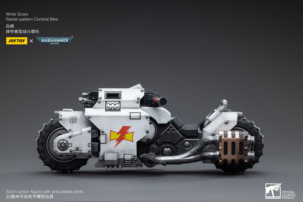 Warhammer 40k Action Figure 1/18 White Scars Raider-pattern Combat Bike 22 cm Joy Toy