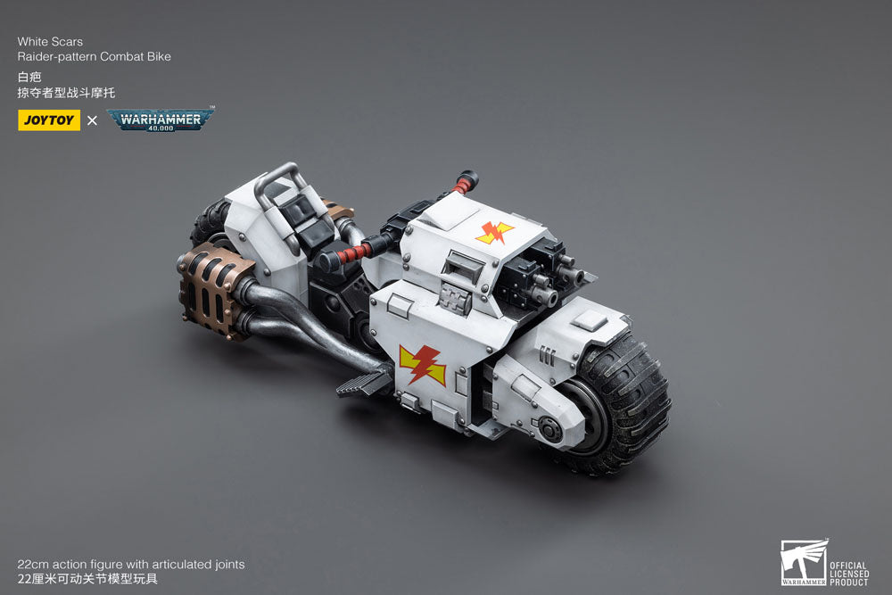 Warhammer 40k Action Figure 1/18 White Scars Raider-pattern Combat Bike 22 cm Joy Toy