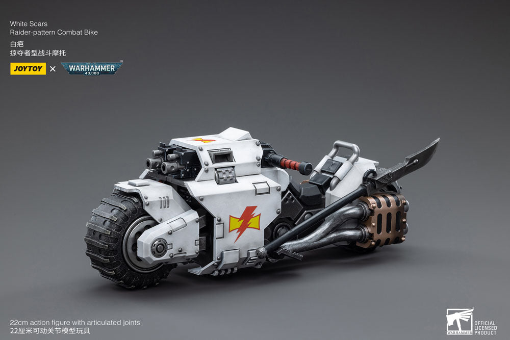 Warhammer 40k Action Figure 1/18 White Scars Raider-pattern Combat Bike 22 cm Joy Toy