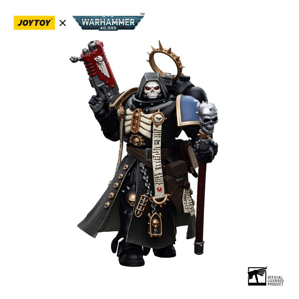 Warhammer 40k Action Figure 1/18 Ultramarines Primaris Chaplain Brother Varus 12 cm Joy Toy