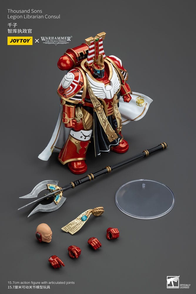 Warhammer The Horus Heresy Action Figure 1/18 Thousand Sons Legion Librarian Consul 16 cm