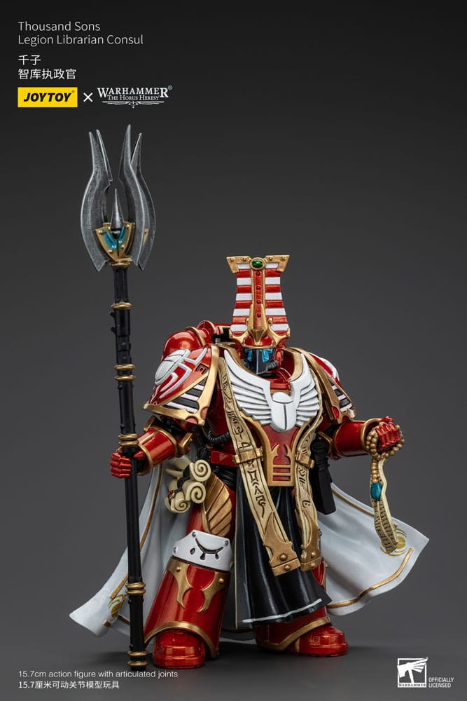 Warhammer The Horus Heresy Action Figure 1/18 Thousand Sons Legion Librarian Consul 16 cm