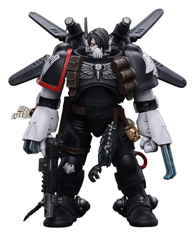 Warhammer 40,000 Action Figure Kayvaan Shrike Maestro del Capitolo Raven Guard 12 cm Joy Toy