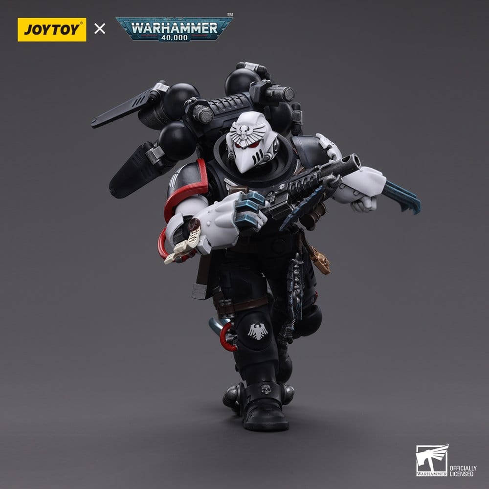 Warhammer 40,000 Action Figure Kayvaan Shrike Maestro del Capitolo Raven Guard 12 cm Joy Toy