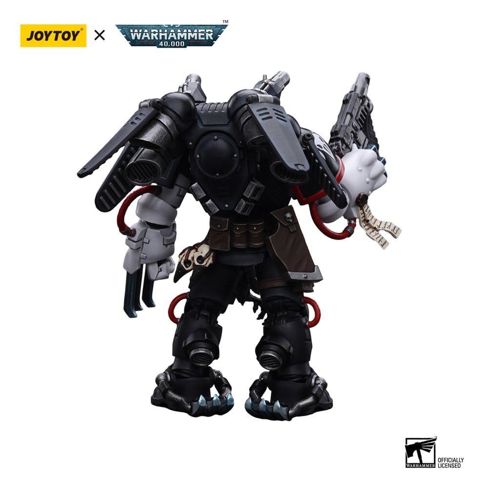 Warhammer 40,000 Action Figure Kayvaan Shrike Maestro del Capitolo Raven Guard 12 cm Joy Toy