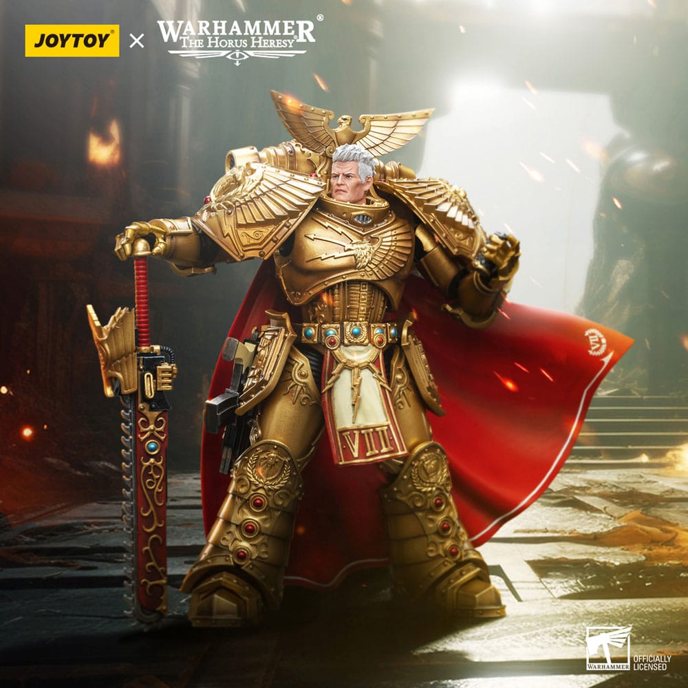 Warhammer The Horus Heresy Action Figure 1/18 Imperial Fists Rogal Dorn Primarch of the 7th Legion 12 cm Joy Toy