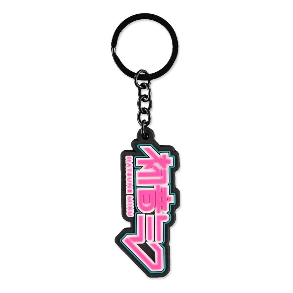 Hatsune Miku Portachiavi in Gomma Logo - Difuzed