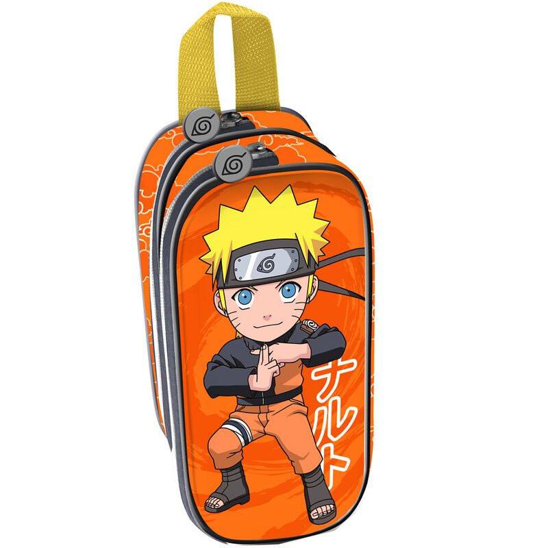 Astuccio doppio Naruto Chikara Karactermania