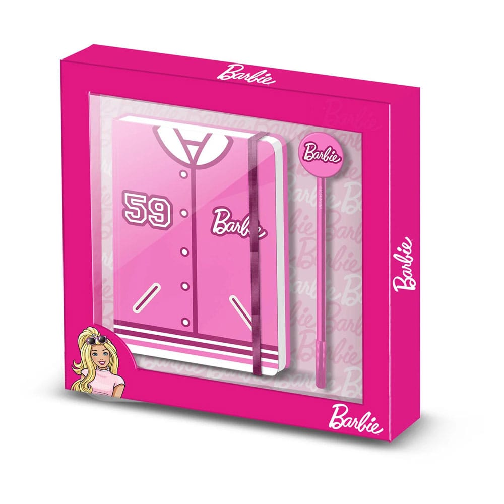 Barbie Diary Gift Box Varsity - Diario con Penna - Karactermania