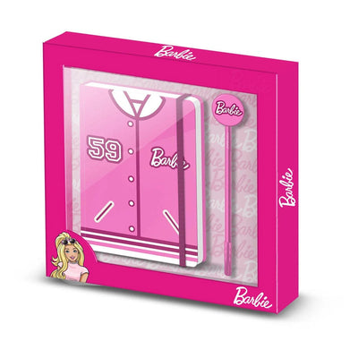 Barbie Diary Gift Box Varsity - Diario con Penna - Karactermania