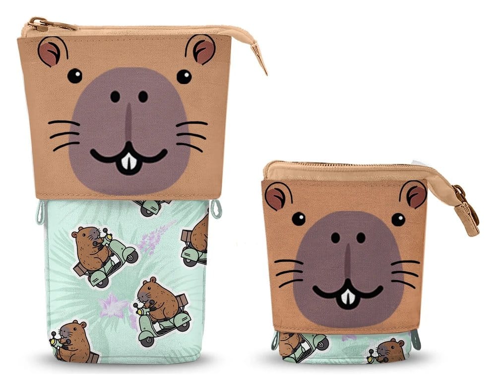 Astuccio verticale Oh My Pop! Capybara Green – Karactermania