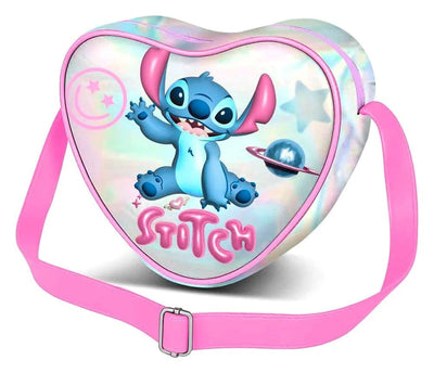 Borsa a spalla Lilo & Stitch Casual Heart Cosmic di Karactermania