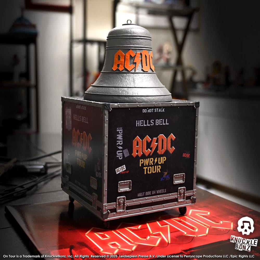 AC/DC Rock Iconz On Tour Statua PWR UP Tour Hells Bell - Knucklebonz