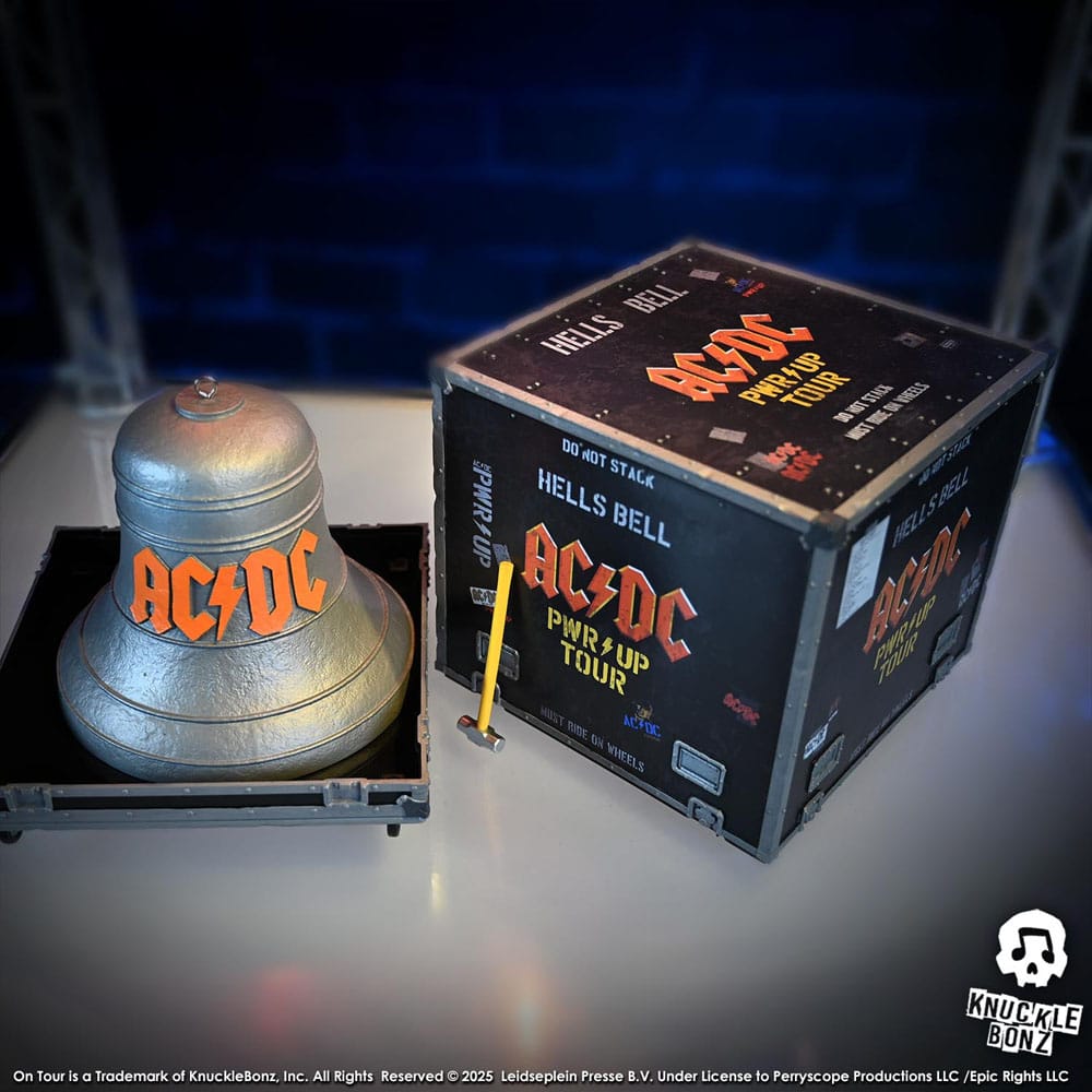 AC/DC Rock Iconz On Tour Statua PWR UP Tour Hells Bell - Knucklebonz