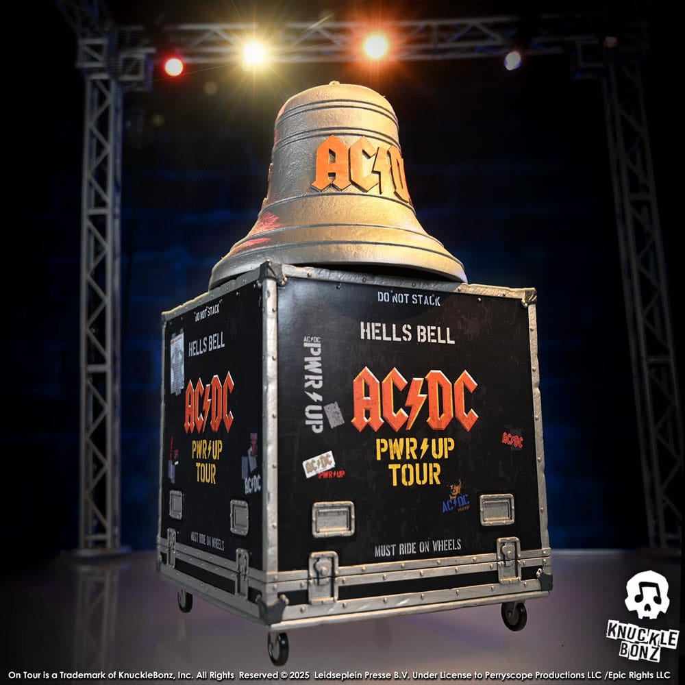 AC/DC Rock Iconz On Tour Statua PWR UP Tour Hells Bell - Knucklebonz