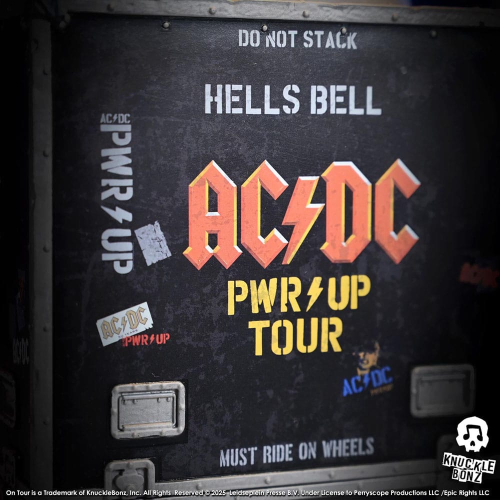 AC/DC Rock Iconz On Tour Statua PWR UP Tour Hells Bell - Knucklebonz