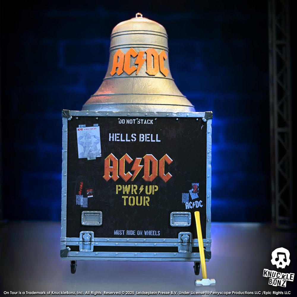 AC/DC Rock Iconz On Tour Statua PWR UP Tour Hells Bell - Knucklebonz