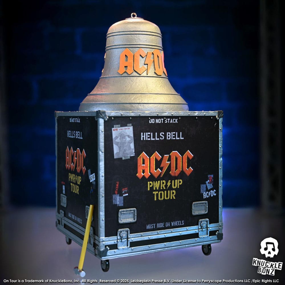 AC/DC Rock Iconz On Tour Statua PWR UP Tour Hells Bell - Knucklebonz