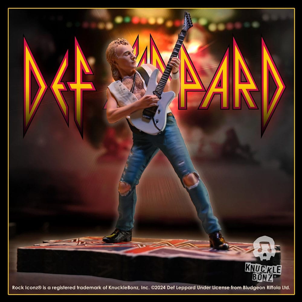 Def Leppard Rock Iconz Statua Phil Collen 24 cm Knucklebonz