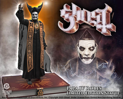 Ghost Rock Iconz Statua 1/9 Papa Emeritus IV (Black Robes) 22 cm Knucklebonz