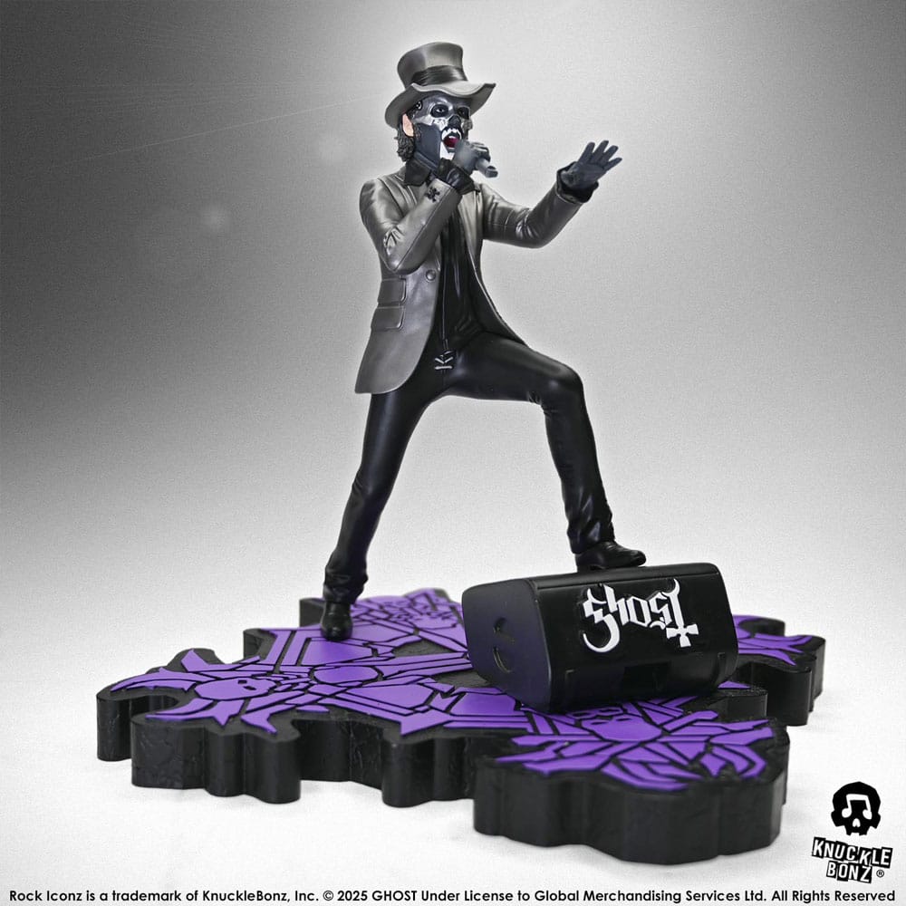 Ghost Rock Iconz Statua Papa V Perpetua Cappello a Cilindro 22 cm KnuckleBonz