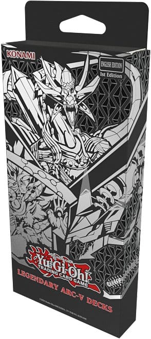 Yu-Gi-Oh! TCG Legendary Arc-V Decks Set, tre mazzi pronti da giocare, Konami, versione inglese