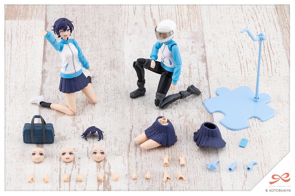 Sousai Shojo Teien Model Kit 1/10 Rui Saotome - Divisa Scolastica Touou 16 cm