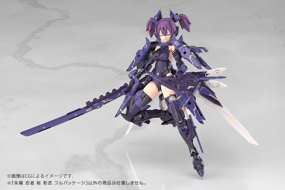 Megami Device Kit Modello in Plastica 1/1 Asra Ninja Kaname Shadow Edition Full Package 14 cm