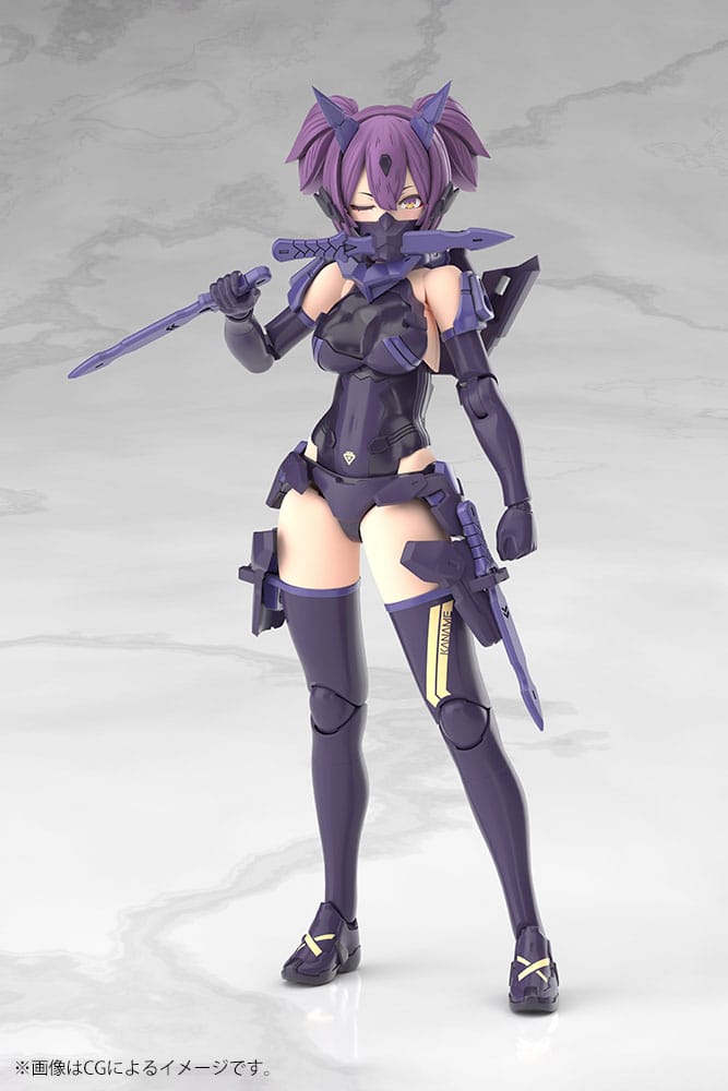Megami Device Kit Modello in Plastica 1/1 Asra Ninja Kaname Shadow Edition Full Package 14 cm