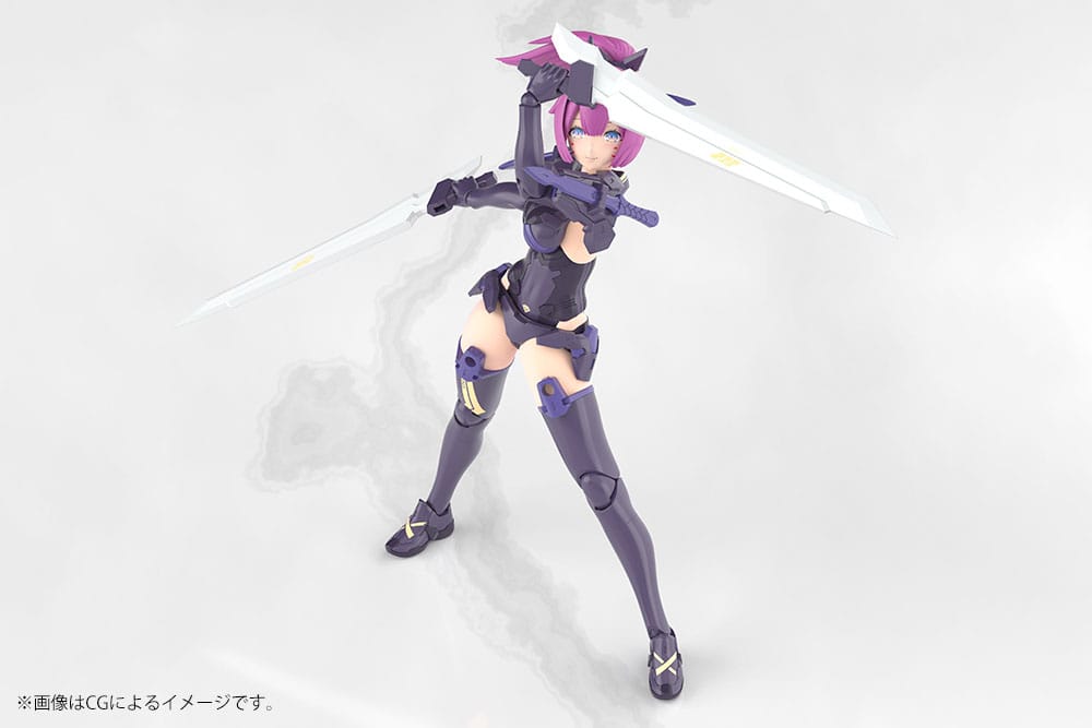 Megami Device Kit Modello in Plastica 1/1 Asra Archer Kizuna Shadow Edition Full Package 14 cm