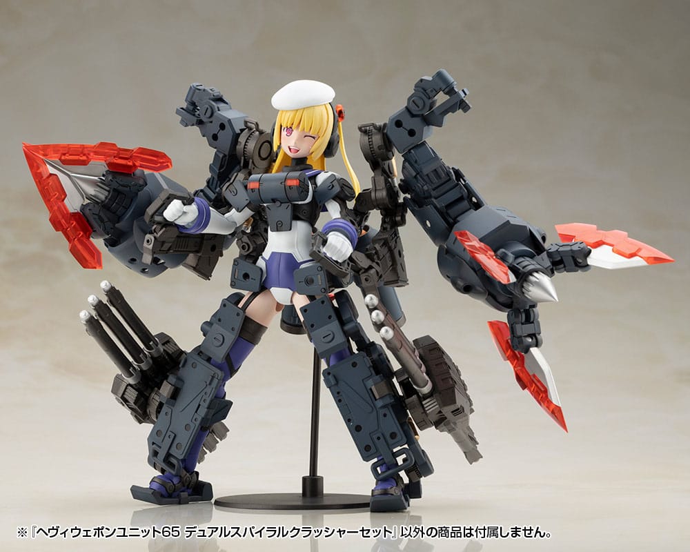 Kotobukiya M.S.G. Set Accessori Modellismo Heavy Weapon Unit 65 Dual Spiral Crusher