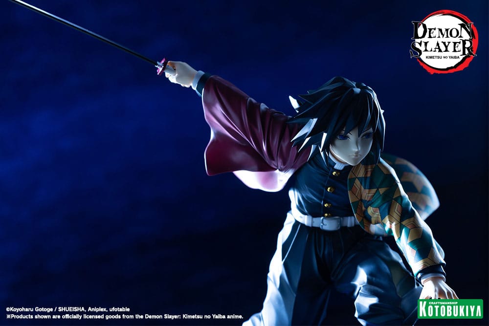 Statua ARTFXJ Demon Slayer: Kimetsu no Yaiba Giyu Tomioka 1/8 21 cm Kotobukiya